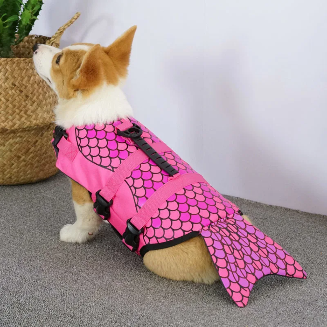Colete Pet Salva-Vidas Shark para Cachorros