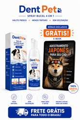 Spray de Cuidado Bucal para Cães e Gatos 4 em 1 - DentPet™