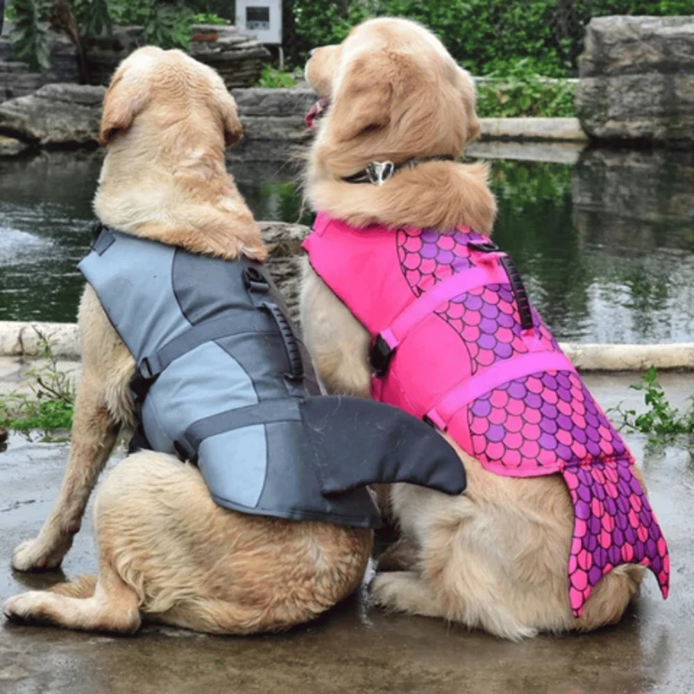 Colete Pet Salva-Vidas Shark para Cachorros
